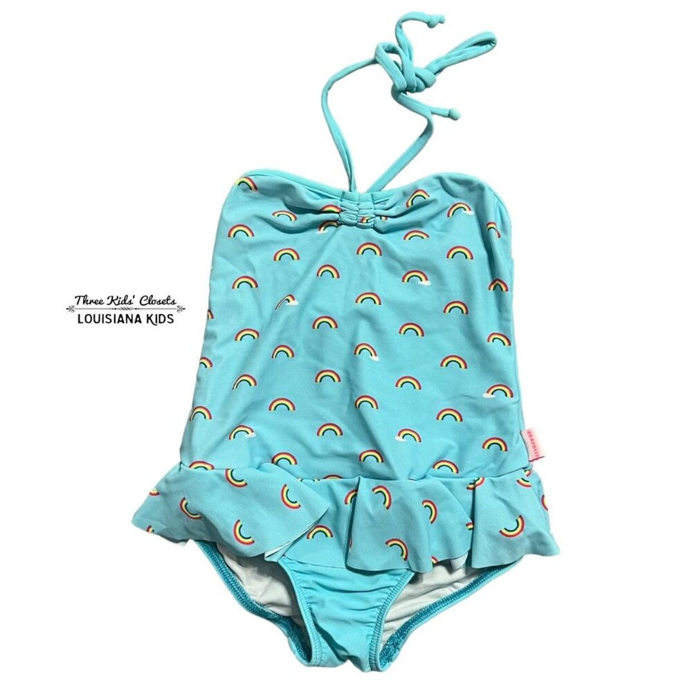 Seafolly Sz 3 Rainbow Halter Swim Bathing Suit